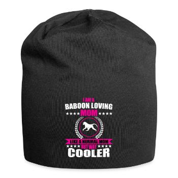 Retro Fährschiff Bekleidung Containerschiff - Jersey-Beanie - Schwarz - Vorne