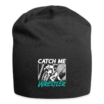 Catch Wrestling Catch Me Wrestler Fight Grappling - Jersey-Beanie - Schwarz - Vorne