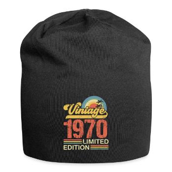 Millésime 1970 - Bonnet en jersey - noir - Devant