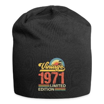 Millésime 1971 - Bonnet en jersey - noir - Devant
