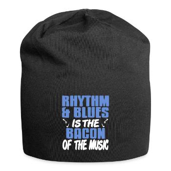 Rhythm & Blues Is The Bagon Of The Music Cool - Jersey Beanie - black - Front