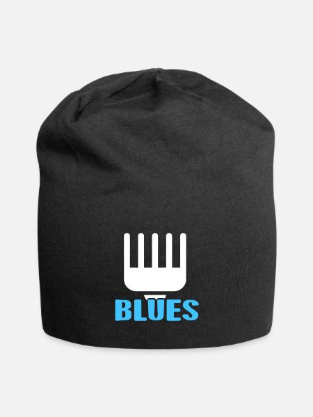 RETRO BLUES Awesome Designs For Blues Music Lover - Jersey-Beanie - Schwarz