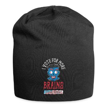 Voting Parliament Halloween Zombie Monster Voter - Jersey Beanie - black - Front