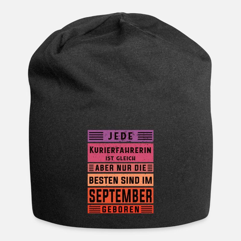Apotheken Geburtstag September geboren - Jersey-Beanie - Schwarz