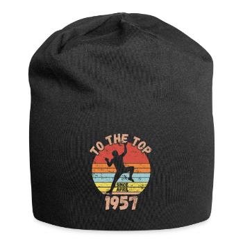 Birthday Climbing Bouldering since April 1957 - Jersey Beanie - black - Front