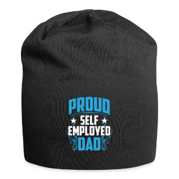 Proud Self-employed father Self-employed - Jersey Beanie - black - Front