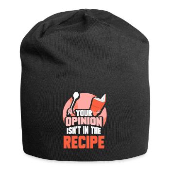 Ihre Meinung Ist Nicht Im Rezept Enthalten Mama - Jersey-Beanie - Schwarz - Vorne