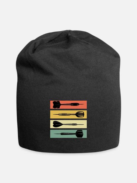 Dart Pfeile Dart Zubehör Dart - Jersey-Beanie - Schwarz