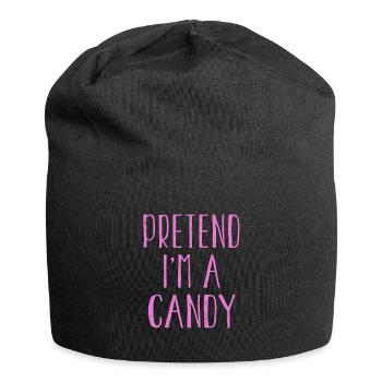 Drôle de faire semblant que je suis candy costume pour Halloween - Bonnet en jersey - noir - Devant