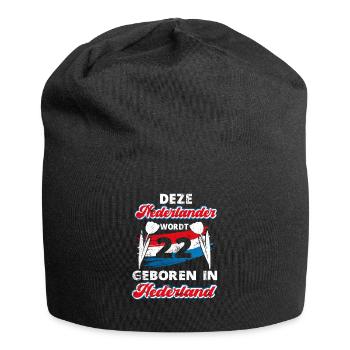 22 Birthday Dutch Holland 22 years Say - Jersey Beanie - black - Front