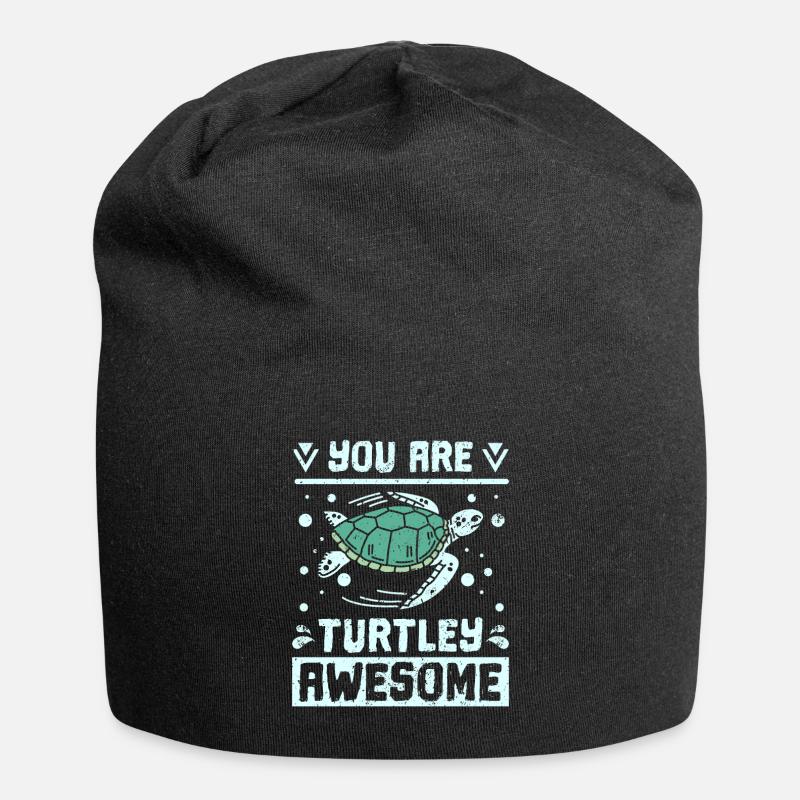 Vous êtes tortue génial - Bonnet en jersey - noir