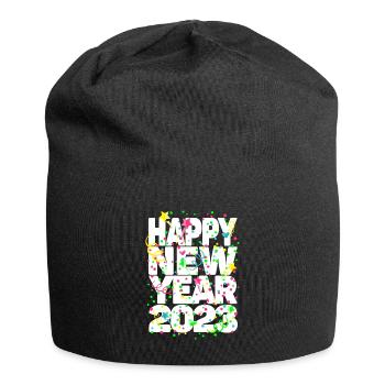 New Year's Eve Party Happy New Year 2023 - Jersey Beanie - black - Front