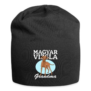 Magyar Vizsla Grandma Dog Owner Gift - Jersey Beanie - black - Front