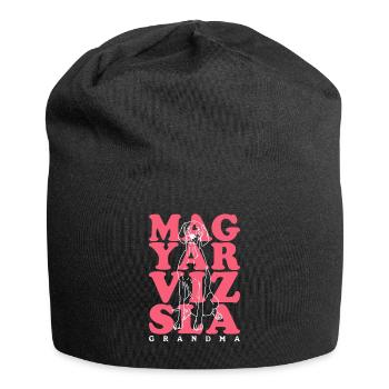Magyar Vizsla Grandma | Dog Owner Gift - Jersey Beanie - black - Front