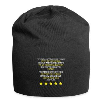 Vorausgesetzt Guter Vater - Jersey-Beanie - Schwarz - Vorne