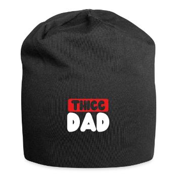 Dieser Papa - Jersey-Beanie - Schwarz - Vorne