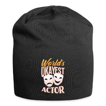 Drôle d’acteur Actrice Cadeau - Bonnet en jersey - noir - Devant