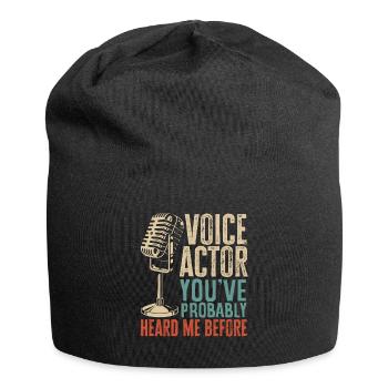 Drôle d’acteur Actrice Cadeau - Bonnet en jersey - noir - Devant