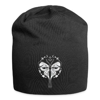 Himmlischer Schmetterling Mystischer - Jersey-Beanie - Schwarz - Vorne