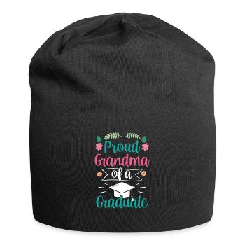 Proud Grandmother Of a Graduate Graduate - Jersey Beanie - black - Front