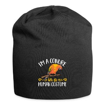 Molinasittich Perroquet Oiseau Perruche du Soleil - Bonnet en jersey - noir - Devant