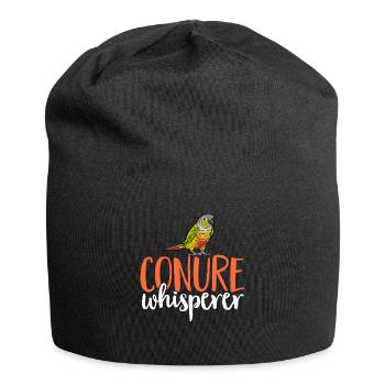 Molinasittich Perroquet Oiseau Perruche du Soleil - Bonnet en jersey - noir - Devant