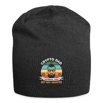 Crypto Dad Just Like A Normal Dad But Way Smarter - Jersey-Beanie - Anthrazit - Vorne