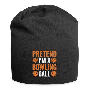 Ich bin ein Bowling Bowling Alley Bowler Bowling - Jersey-Beanie - Schwarz - Vorne