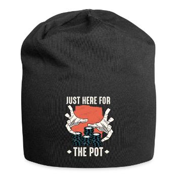 Poker Casino Texas Hold'em Pokerspieler - Jersey-Beanie - Schwarz - Vorne