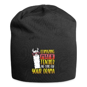 Lama Mathematics - Jersey Beanie - black - Front