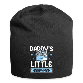 Daddy's little handyman - Jersey-Beanie - Schwarz - Vorne