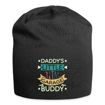 Le petit copain de garage de papa - Bonnet en jersey - noir - Devant