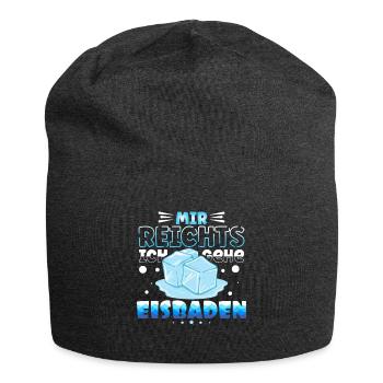 Ich gehe Eisbaden - Jersey-Beanie - Anthrazit - Vorne