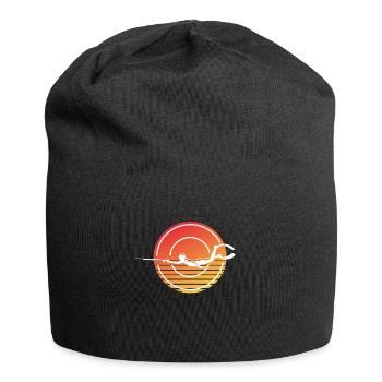 Speerfischen Taucher Tauchen Harpune - Jersey-Beanie - Schwarz - Vorne