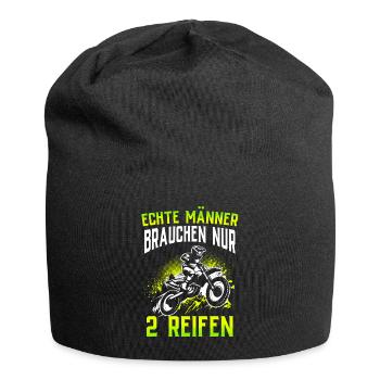 Motocross - Jersey-Beanie - Schwarz - Vorne
