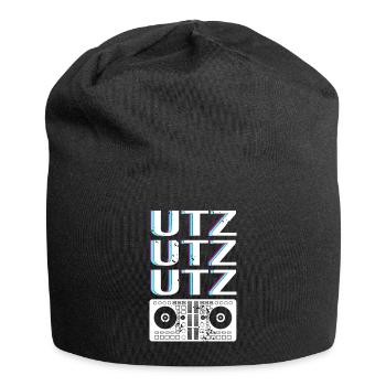 UTZ UTZ UTZ Cool Retro Techno Lover Designs - Jersey Beanie - black - Front