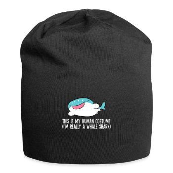Das ist mein menschliches Kostüm Ich bin wirklich - Jersey-Beanie - Schwarz - Vorne