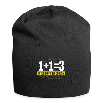 If you do not use condom formula - Jersey Beanie - black - Front