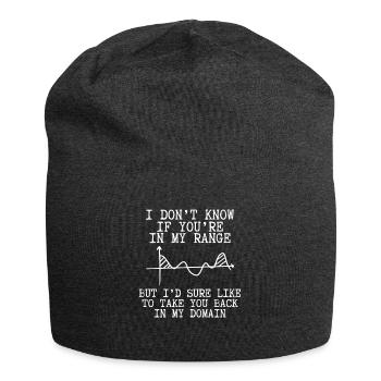 In Meinem Bereich Zurück kommen - Jersey-Beanie - Anthrazit - Vorne
