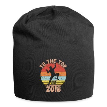 Birthday Climbing Bouldering since April 2018 - Jersey Beanie - black - Front