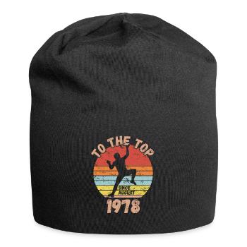 Anniversaire Escalade Bouldering depuis août 1978 - Bonnet en jersey - noir - Devant