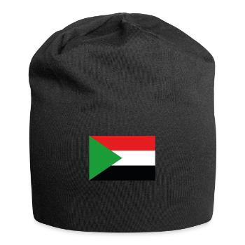 Drapeau officiel du Soudan Fierté du pays soudanais - Bonnet en jersey - noir - Devant