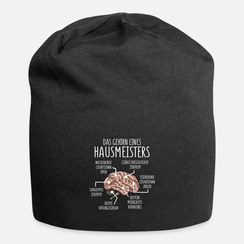 Hausmeister Anatomie - Jersey-Beanie - Schwarz