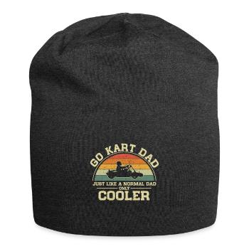 Go-kart Papa Normal Papa Juste Cool Papa - Bonnet en jersey - charbon - Devant
