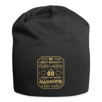 60 birthday 60 years man 60 years legendary 60 - Jersey Beanie - black - Front