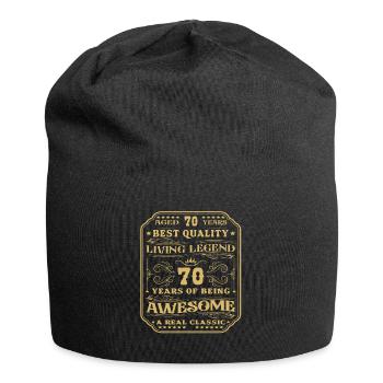 70 birthday 70 years man 70 years legendary 70 - Jersey Beanie - black - Front