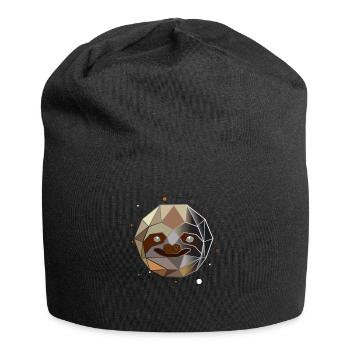 Polygone paresseux - Bonnet en jersey - noir - Devant