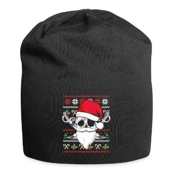 Pirate de Noël avec des épées - Bonnet en jersey - noir - Devant