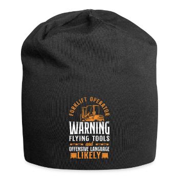 Certified Forklift Truck Operator - Jersey-Beanie - Schwarz - Vorne