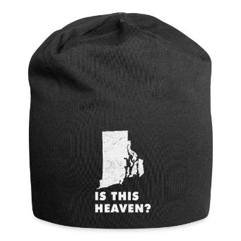 Land Map America State Home Heaven Rhode Island - Jersey Beanie - black - Front